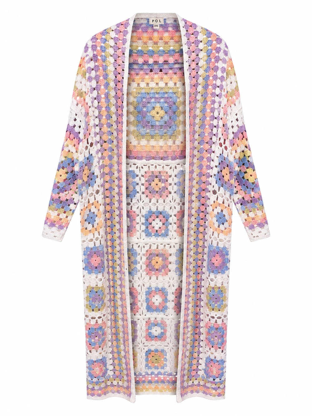POL Crochet Granny Square Duster - Cardigan - New In Package, NWOT - Picture 2 of 7